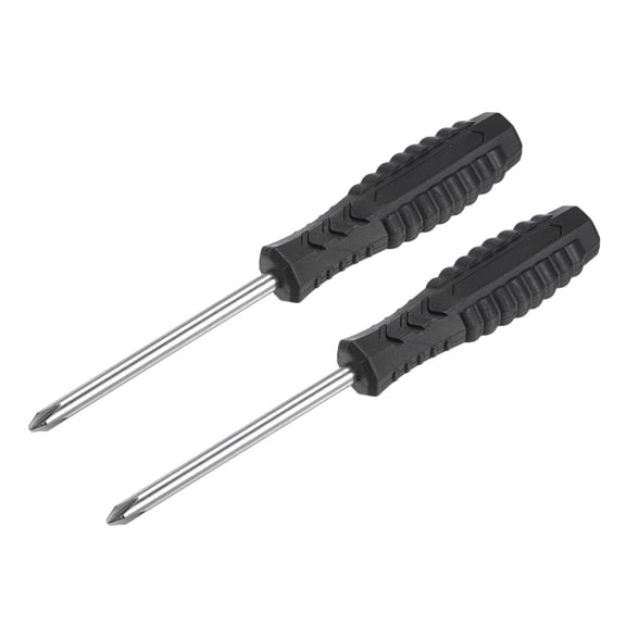 Uxcell Mini Phillips Screwdriver, 5.0mm Cross Head with NonSlip Handle for Small Appliances, 2 Pack