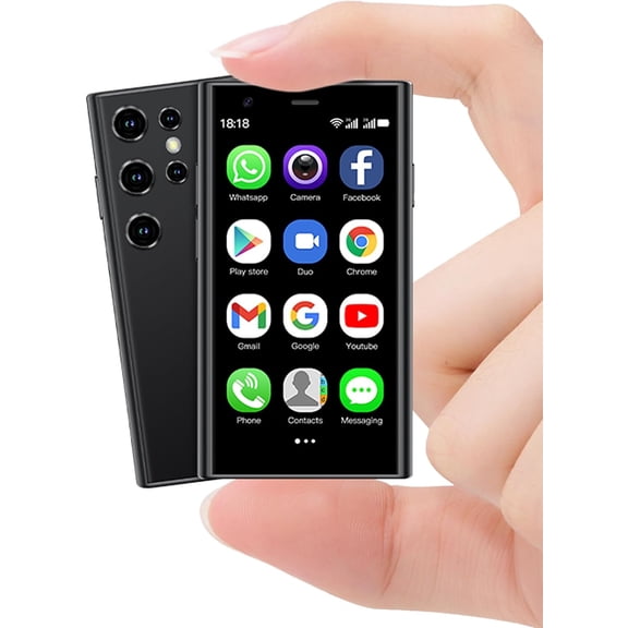 Mini Phone,3G Cell Phone 2G+16GB Smartphone 3.0 Inch Android Quad Core 3000mAh Student Pocket Cell Phone Dual SIM/GPS