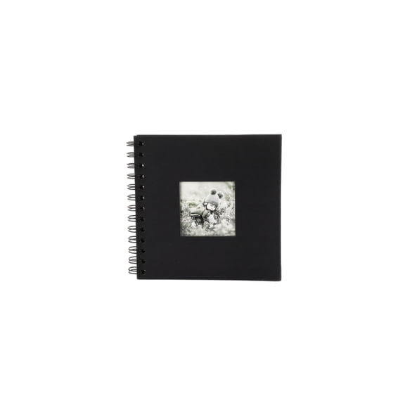 Mini Photo Album 6 Inch DIY Scrapbook Spiral Bound Record Book with Blank Kraft Paper for Memory Keeping and Journaling