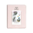 thumbnail image 1 of Mini Photo Album with 64 Pockets, PVC Small Photo Storage Album for 3-Inch Photos, Compact & Portable, Multi-Functional Organizer for Cards & Photos, Pink, 1 of 9