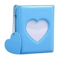 Mini Photo Album with Heart Cutout, Compact 4.33x3.35In Desktop Decor ...