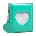 thumbnail image 1 of Mini Photo Album with Heart Cutout, Compact 4.33x3.35In Desktop Decor, Holds 3 Inch Prints, Perfect for Photocards Pictures and Small Keepsakes, Portable Lightweight Gift Ready, 1 of 6