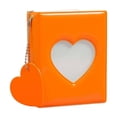 Mini Photo Album with Heart Cutout, Compact 4.33x3.35In Desktop Decor ...