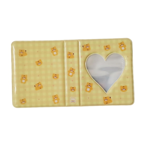 Mini Photo Album Photocard Holder, Photocard Sleeves, Cartoon Photo Card Holder idol cards binder for idol Lovers Wedding Guest Book Birthday Tiger