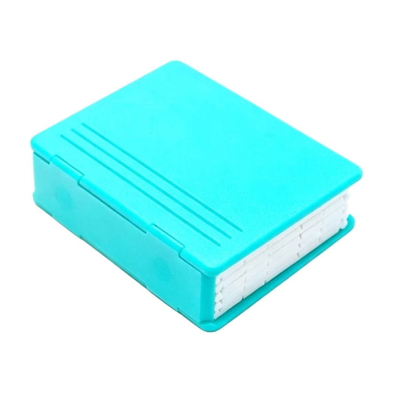 Mini Photo Album for Pictures - Portable Folding Photo Storage Box, Durable Plastic Organizer for Small Prints, Perfect Gift for Memories and Keepsakes,Multicolor