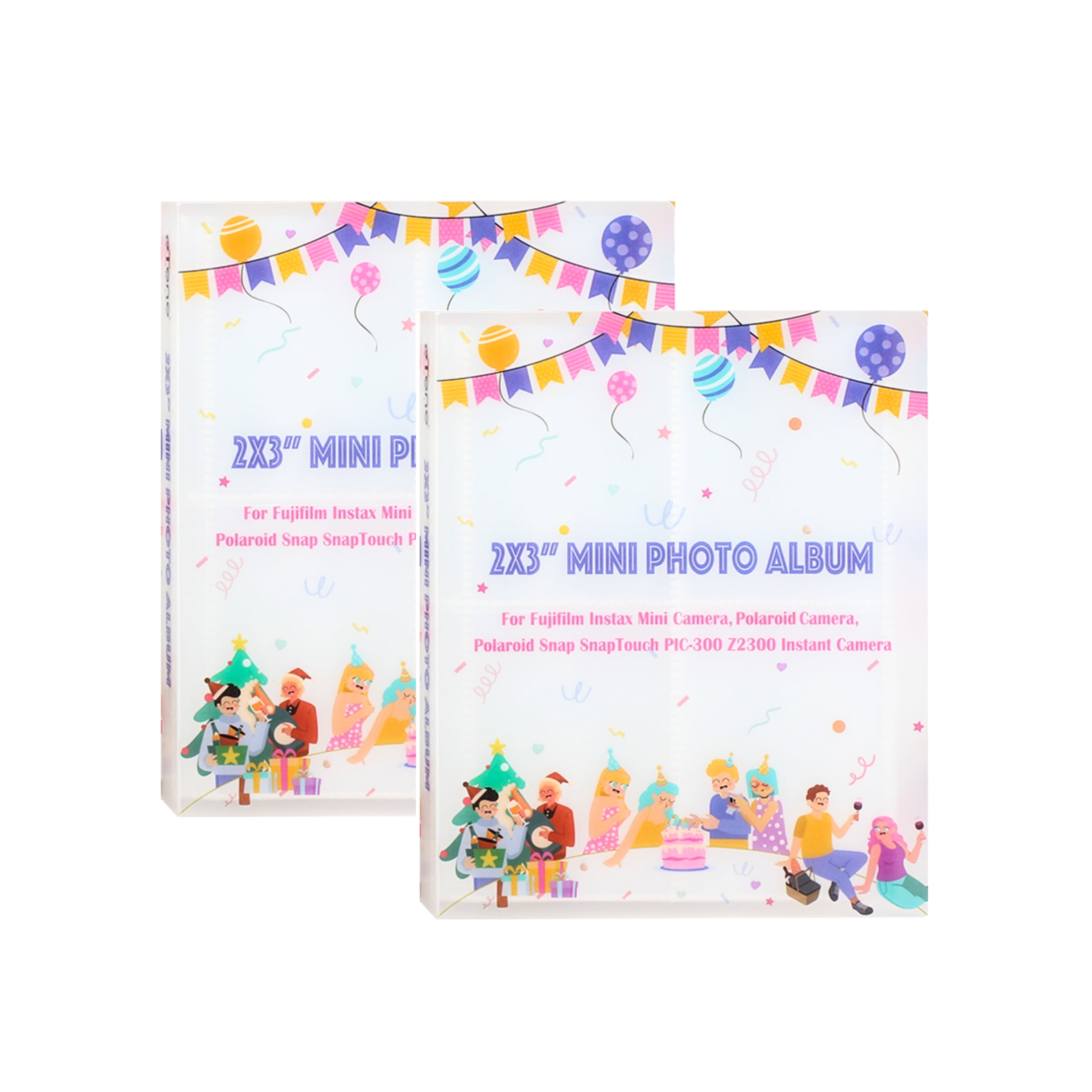 Mini Photo Albums 2x3 inch 180 Pockets Photo Albums Happy Birthday