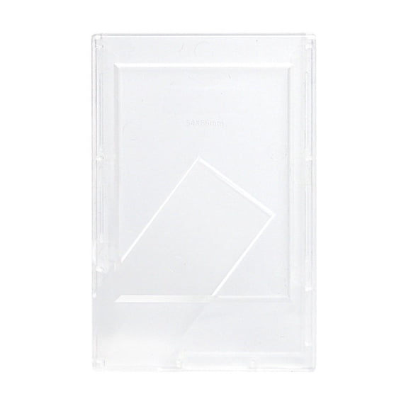 Mini Photo Frame 3x3in, Tabletop Acrylic Frame for Polaroid Photos Desk Home Decor, Frosted Clear