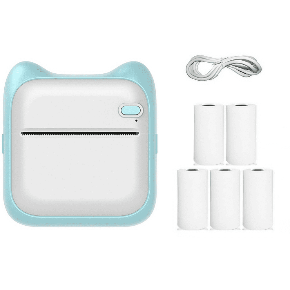 Mini Photo Printer - Portable Thermal Photo Printer for Notes and Image Memos - Compact and Lightweight Design - Easy to Use and Great for Printing - Perfect for Personal Use, Scrapbooking