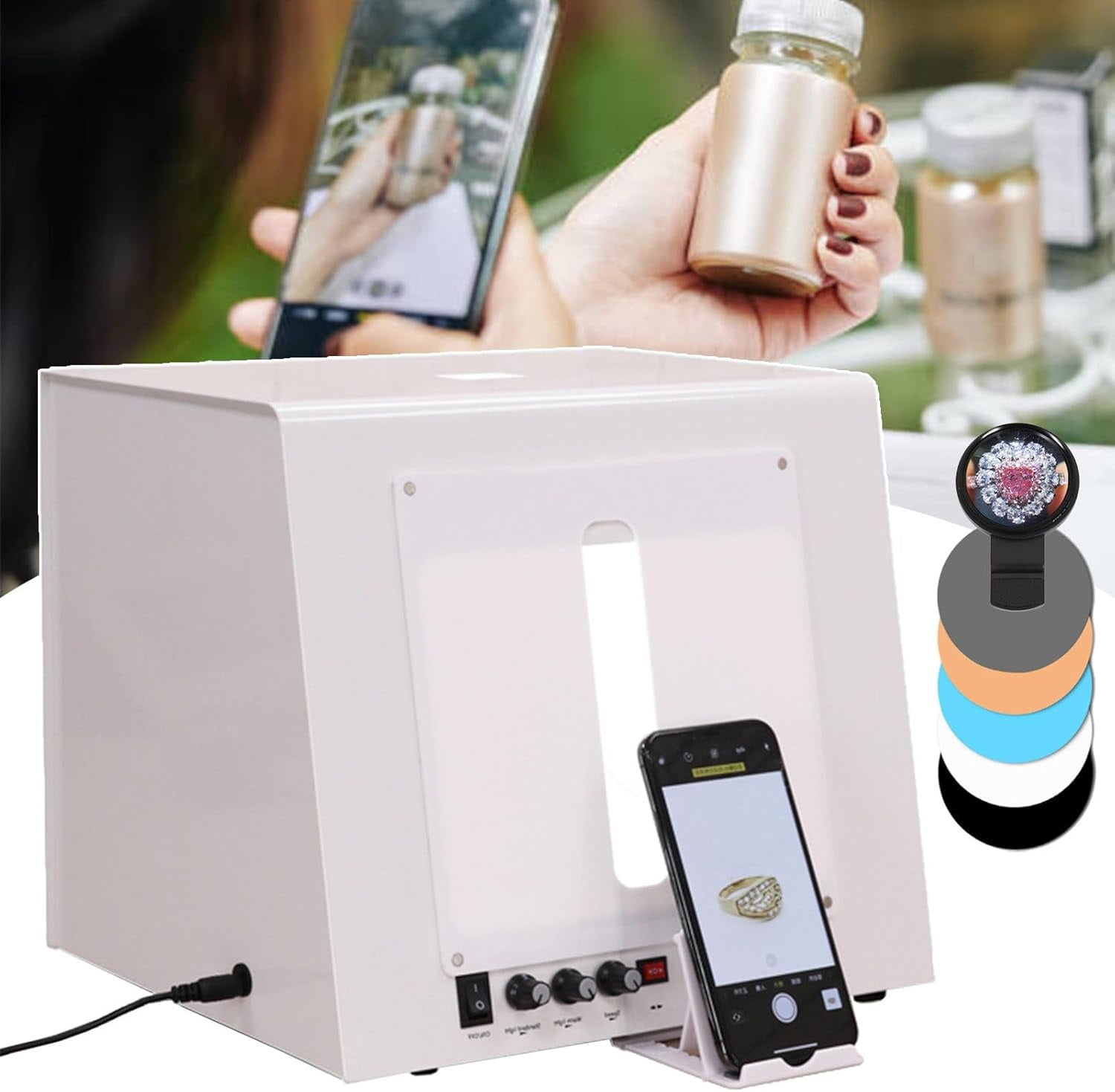 Best photo light box for jewelry hot sale