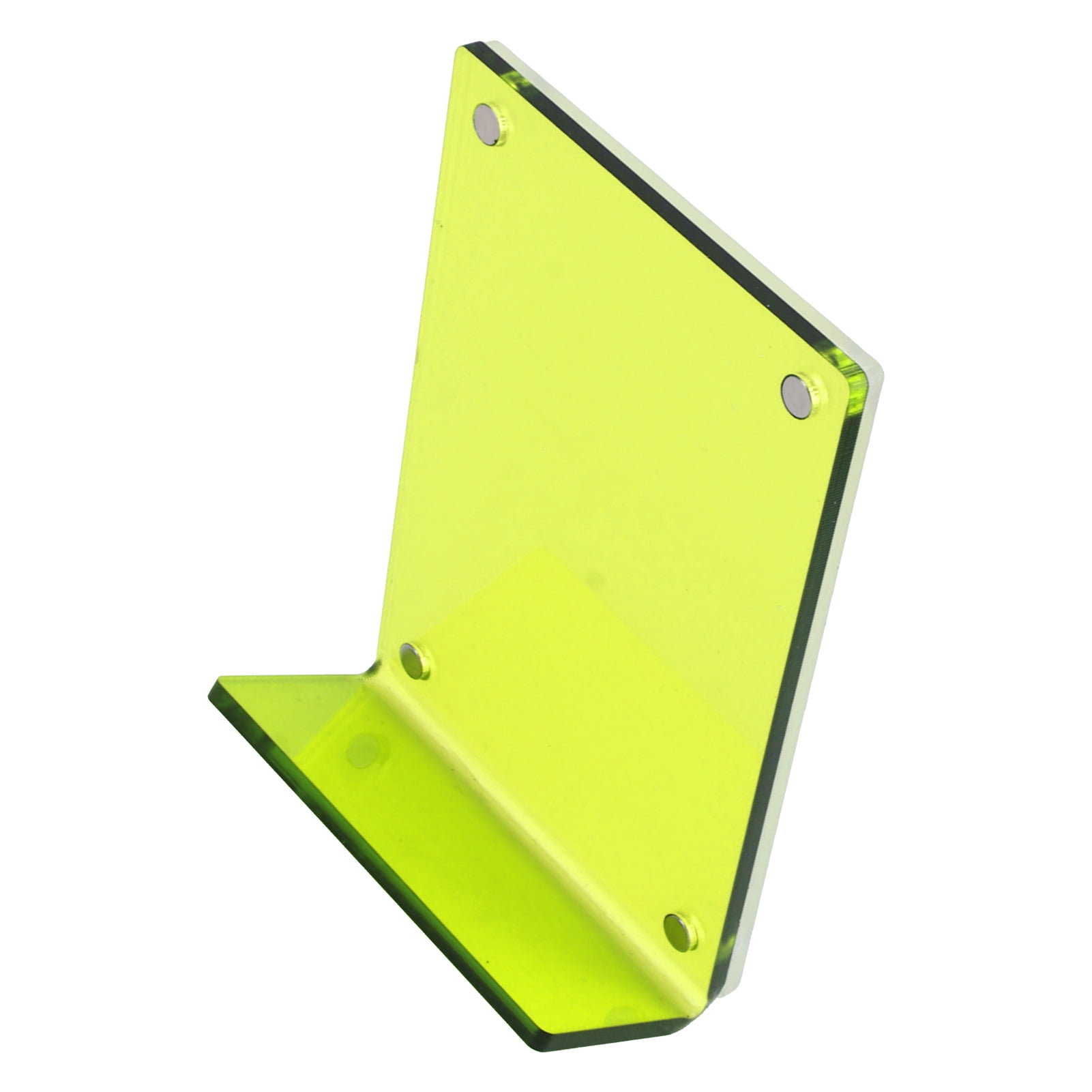 Mini Picture Frame, 3" Universal Clear Acrylic Photo Frame, L Shape