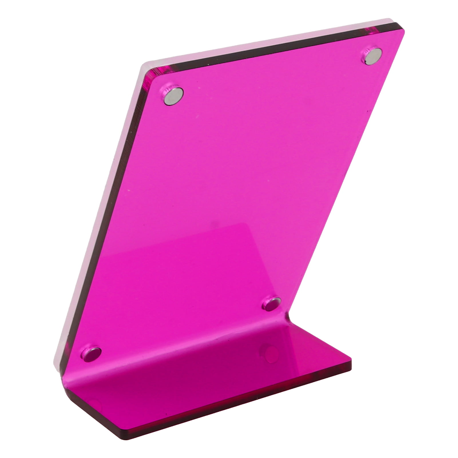 Mini Picture Frame, 3" Universal Clear Acrylic Photo Frame, L Shape