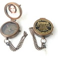 thumbnail image 1 of Mini Picture Frame Compass | Engraved Quote Mini 46 mm Personalized Brass Photo Frame / Custom Text Table Top Birthday Gift, Baptism Gift, Christmas Gift for Boys, Girls, Kids Men & Women (My Grandson, 1 of 7