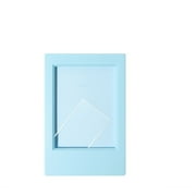 Mini Picture Frames,Wallet Sized Picture Frame,3 Inch Mini Photo Frames,Mini Frames,Rectangle Small Picture Photo Frame Holder For Tabletop Display Photos Paintings Landscape Posters Artwork,Blue