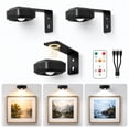 thumbnail image 1 of Mini Picture Lights for Wall, Rechargeable Wireless Frame Lights with Remote, 3 Color Temperatures, 5-Level Dimmable, Timer, Magnetic Art Lights for Paintings, Photos & Small Frames, 3 Pack, 1 of 8