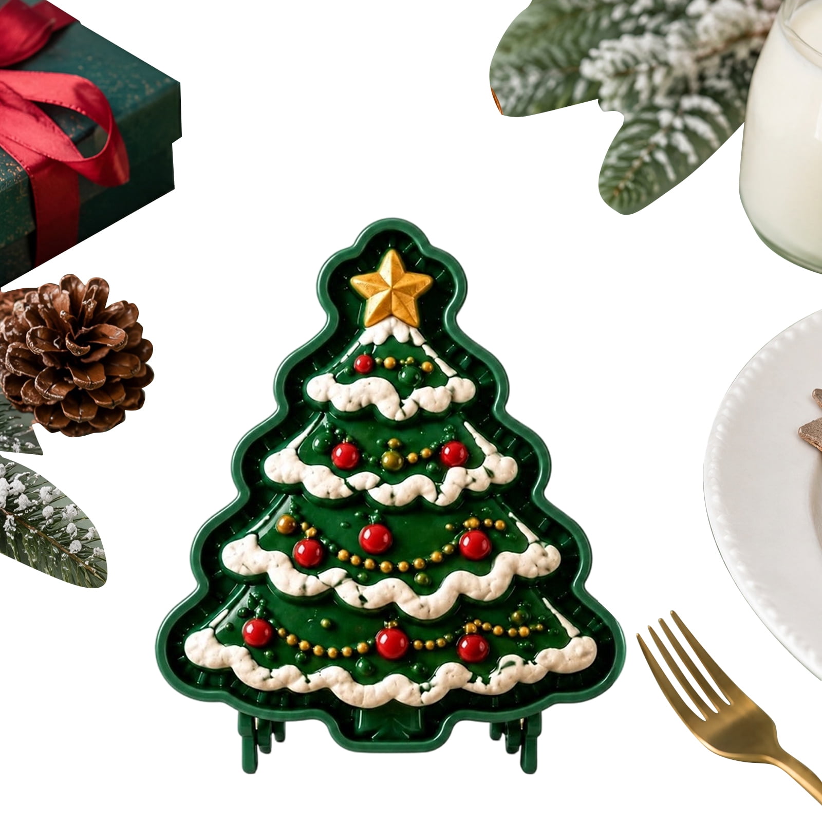 Mini Pie Crust Mold, Reusable Christmas Pie Crust Stamp for Holiday Pie ...