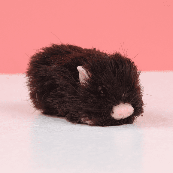 Mini Pig Stress Relief Toy Approx. 4.7 in, Soft Silicone Squishy Animal Figurine Desk Decor