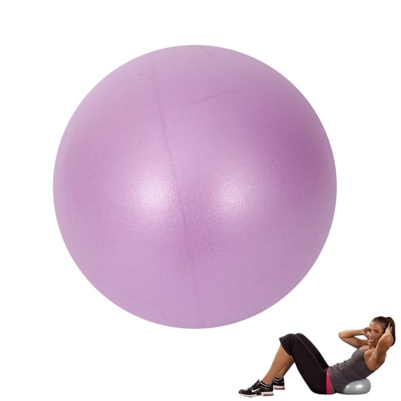 Mini Pilates Ball, Anti-Burst Small Yoga Exercise Ball, Soft Stability Fitness Ball for Core Training, Yoga, Pilates, Physical Therapy & Home Workout