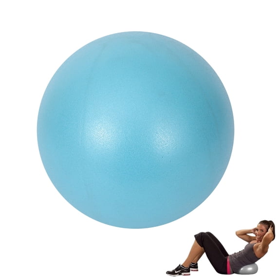 Mini Pilates Ball, Anti-Burst Small Yoga Exercise Ball, Soft Stability Fitness Ball for Core Training, Yoga, Pilates, Physical Therapy & Home Workout