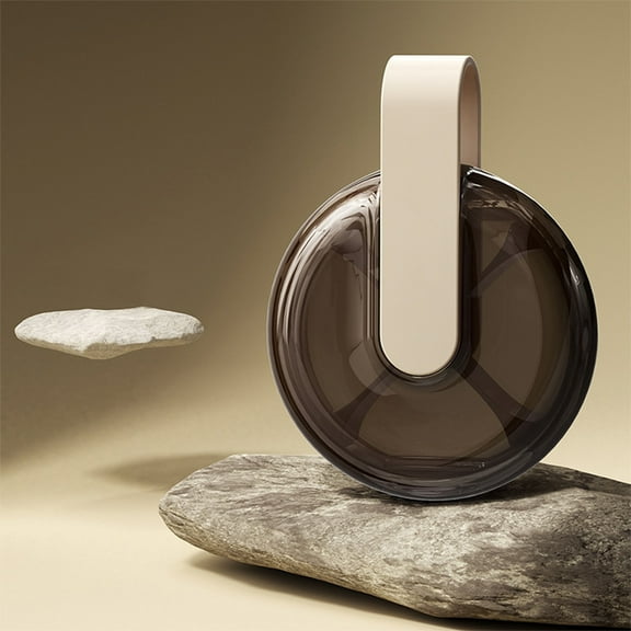 Mini Pill Case with Secure Lock Lid, Individual Compartment Medication Box, Portable Medicine Holder for On-The-Go Use(Coffee)