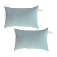 thumbnail image 1 of Mini Pillows,Microfiber Small Pillow for Neck and Lumbar Support,Soft Breathable Tiny Pillows,Machine Washable Cushion for Office Desk,Backpacking and Travel, 7x11 inch(Blue), 1 of 8