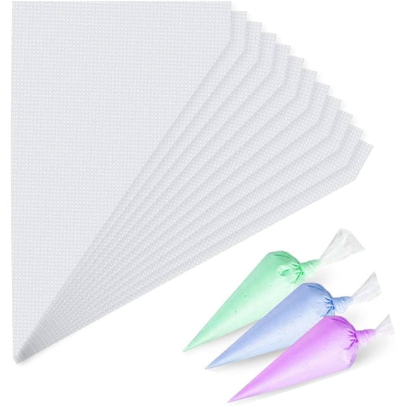 Mini Piping Bags, 100pcs Disposable 11.8in Small Piping Bags, Pastry Piping Bags for Cream Frosting, Anti Burst And Non-Slip Thicken Cake Decorating Bags for Cake Decoration and Desserts