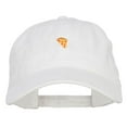 thumbnail image 1 of Mini Pizza Embroidered Washed Cap - White OSFM, 1 of 5