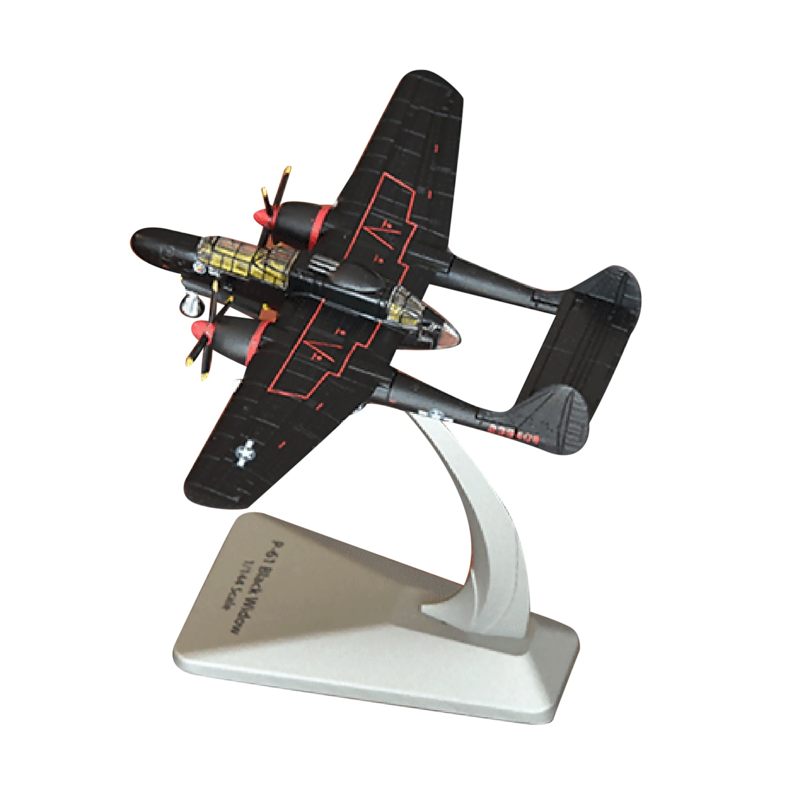 Mini Plane Toy P-61 Black Widow Bomber Model Aviation Souvenir for History Buffs and Collectors APPLAYERR Spare Part