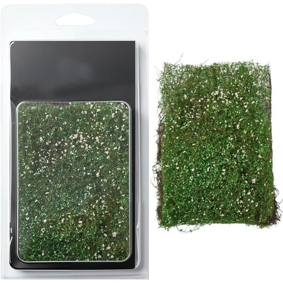 Mini Plant Models Miniature Grass Small Green Pink Micro Landscape Garden Decor Artificial Leaf Realistic Plant Shrubs Bushes for Model Railway Fairy Garden Architecture Diorama Decor Adult Dark Red