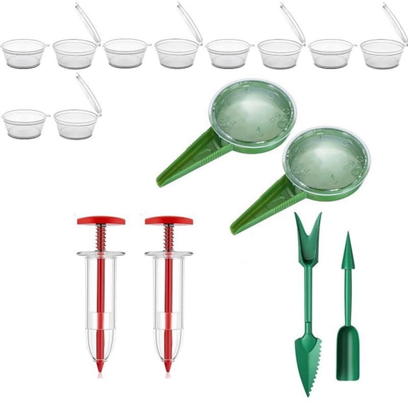 Mini Planter Drill for Easy and Clean Sowing, Multi-Purpose Gardening Tool for Digging and Weeding, 1-Pack Sowing Set