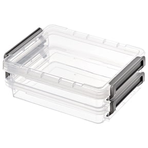 Mini Plastic Box, Small Transparent Box, Rectangle Clear Plastic Storage Container, Portable Travel Holder with Lid, Small Items Organizer for Beads, Sewing Supplies, Craft Accessories(Grey)
