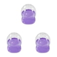 thumbnail image 1 of Mini Plastic Candy Boxes, Baseball Cap Shaped Treat Organizer, 2.3x1.5 inch Clear Party Favor Goodie Container, Small Storage Box with Width Lid, Ideal for Cookie Candy Gift Packaging,Purple, 1 of 7