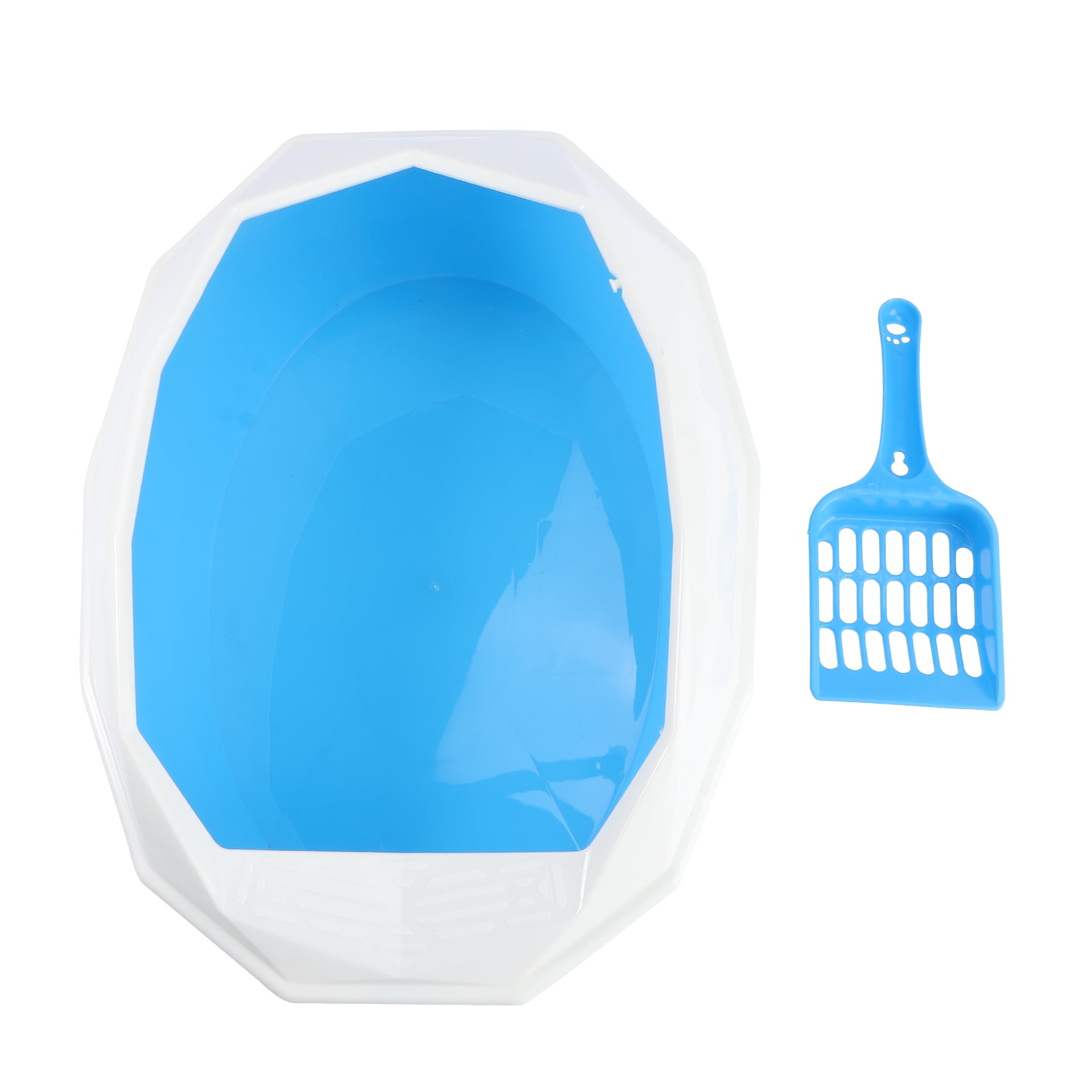 Mini Plastic Cat Kitty Kitten Litter Tray Toilet Box Basin for Small Animals