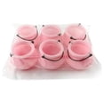 thumbnail image 1 of Mini Cauldron with Handle for Party Supply, Set of 6 Novelty Witch Pots for Candy Holders and Treat Containers, Halloween St Patrick's Day Decor for Tabletop Display, Pink, 1 of 3