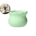 thumbnail image 1 of Mini Plastic Flower Pot (2.36 Inch) – Small Desktop Planter for Succulents & Cacti – DIY Craft Pot for Yarn Crochet & Pipe Cleaner Decor, 1 of 6