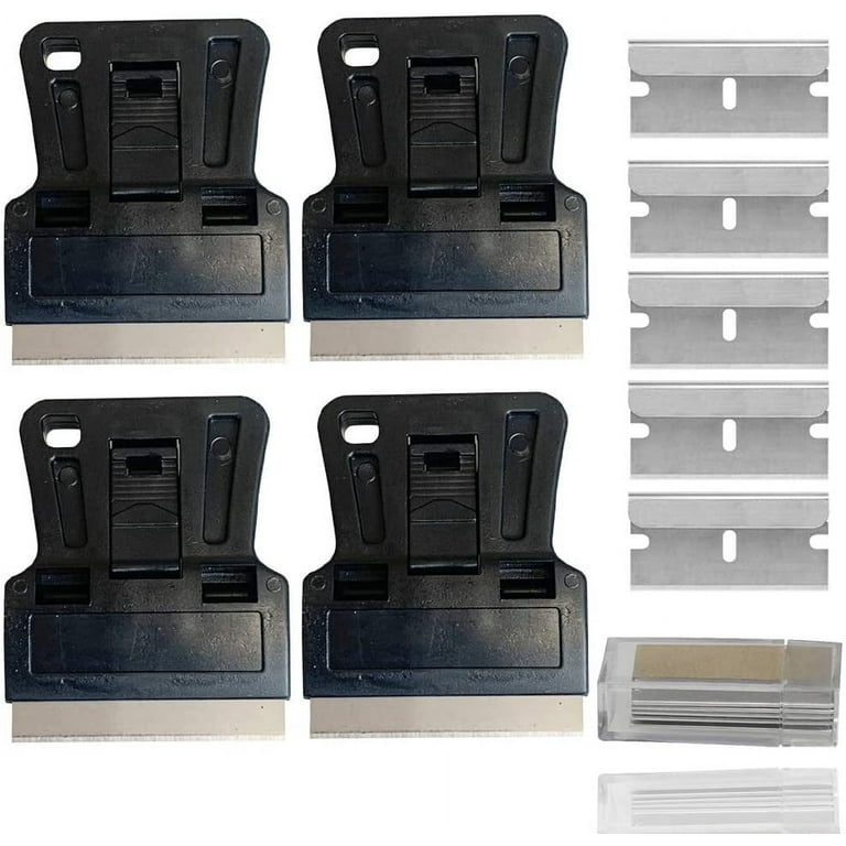 Mini Plastic Razor Blade Scraper High Visibility Window Scraper
