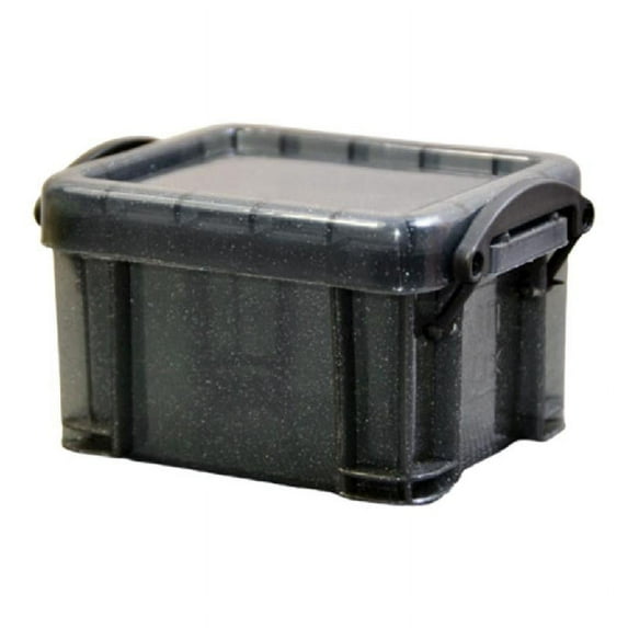 Mini Plastic Storage Box with Locking Lid Clear Plastic Organizer for Small Crafts Stationery Jewelry Sewing Classroom