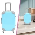 thumbnail image 1 of Mini Plastic Suitcase, False Eyelashes Tray, Luggage Trolley Candy Box, Suitcase Packaging Case, Party Favor Box for Jewelry, Cosmetic, Hairpins Storage, Blue, 1 of 9