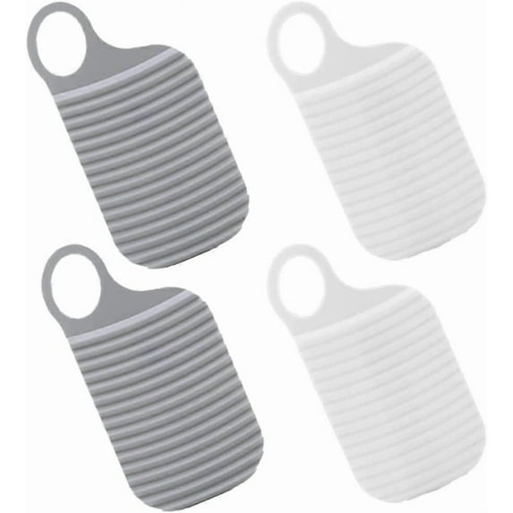 Mini Plastic Washboard Hand-Held Washboard,4Pcs Small Household Washboard Plastic Multifunctional Mini Laundry Board