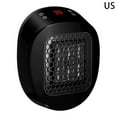 thumbnail image 1 of Mini Plug in Heater, Portable Wall Space Heater with Remote Control, Small Wall Outlet Heating with Adjustable Thermostat and 12H Timer, LED Display for Home Office Bathroom Indoor Use, 1 of 9
