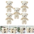 thumbnail image 1 of Mini Plush Bears, 5Pcs Bear Bulk Plush Stuffed Animals Tiny Soft Bear Doll Present Stuffers for Graduation Birthday Baby Shower Party Favor, 1 of 1