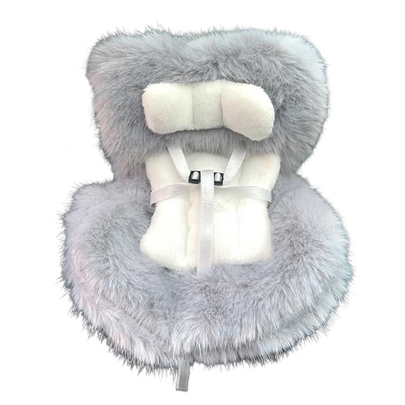 Mini Plush Doll Seat for Car Ventilation Interior Decorations to Add Fun in the Car