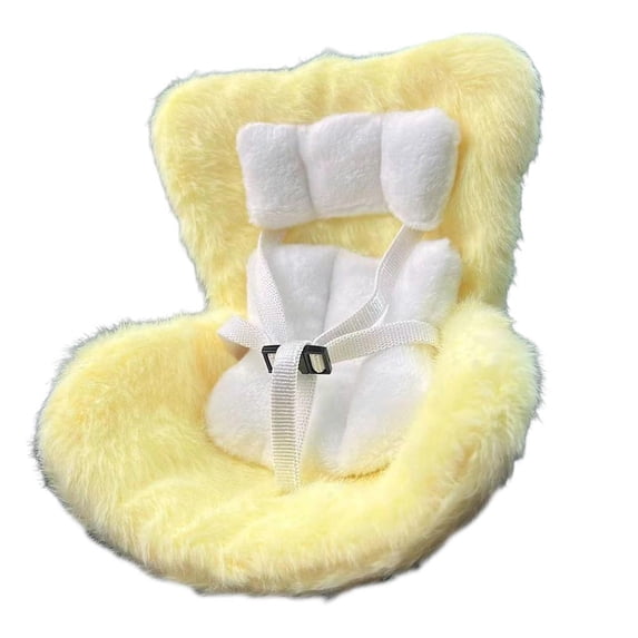 Mini Plush Doll Seat for Car Ventilation Interior Decorations to Add Fun in the Car