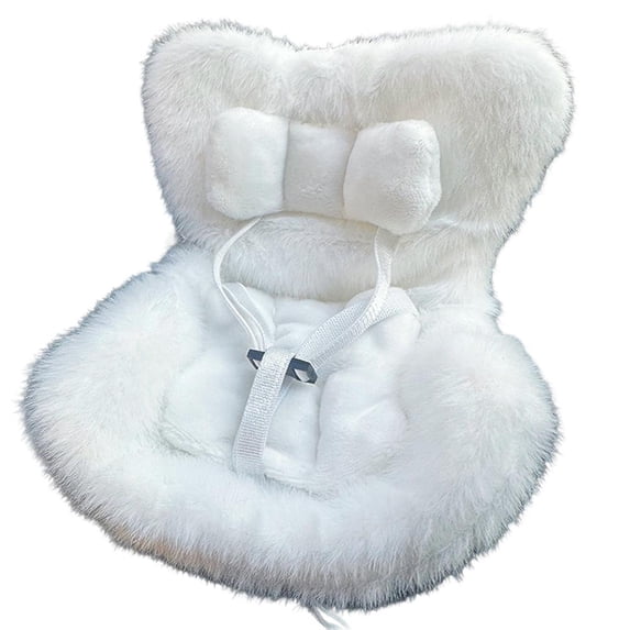 Mini Plush Doll Seat for Car Ventilation Interior Decorations to Add Fun in the Car
