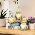 thumbnail image 1 of Mini Plush Floral Spring Gnomes - 7" - Blue Yellow and Green - Set of 3, 1 of 6