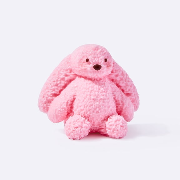 Mini Plush Lop-Eared Bunny Taba Squishy Toys for Adults  Cute Stress Relief Fidget Sensory Toys, Soft Silicone Squeeze Gifts for Teens Adults