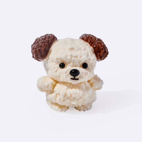 Mini Plush Puppy Taba Squishy Toys for Adults  Cute Stress Relief Fidget Sensory Toys, Soft Silicone Squeeze Gifts for Teens Adults