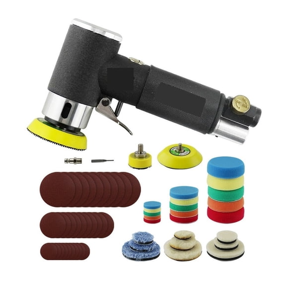 Mini Pneumatic 1"/2"/3" Grinding Machine set for Car Polishing High Speed Air Powered Polisher air tool ,Easy Operation