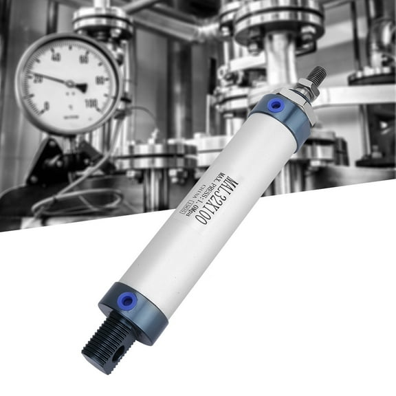 Mini Pneumatic Air Cylinder 32mm Single Rod Double Acting Aluminum Alloy Stroke 25mm