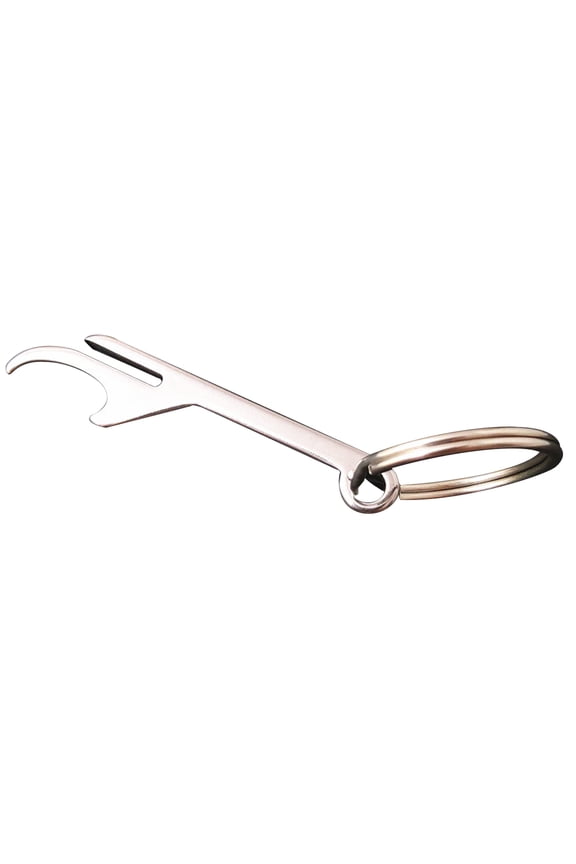Mini Pocket Beer Bottle Opener Stainless Steel Multifunction Mini Keychain Portable Gadgets Opener Pendant with Keyring