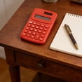 thumbnail image 1 of Mini Pocket Calculator, 8-Digit LCD Display, Compact Lightweight, Ergonomic Office and School Calculator, Easy-to-Read, Perfect for Everyday Use, Travel-Friendly, 1 of 6